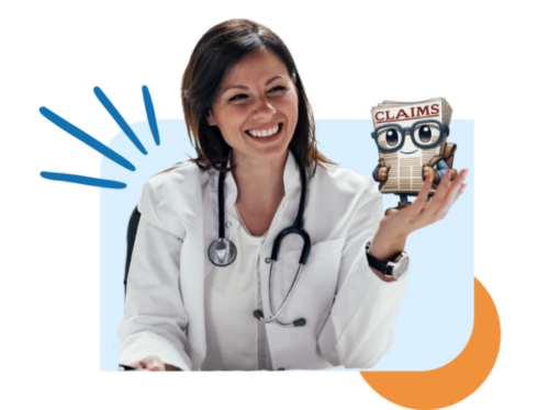 A smiling clinician — the people our work ultimately serves